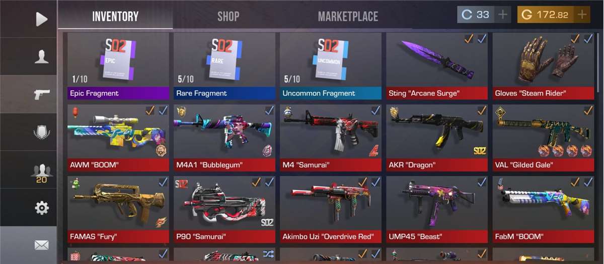Game account sale Standoff 2 Game account sale Standoff 2